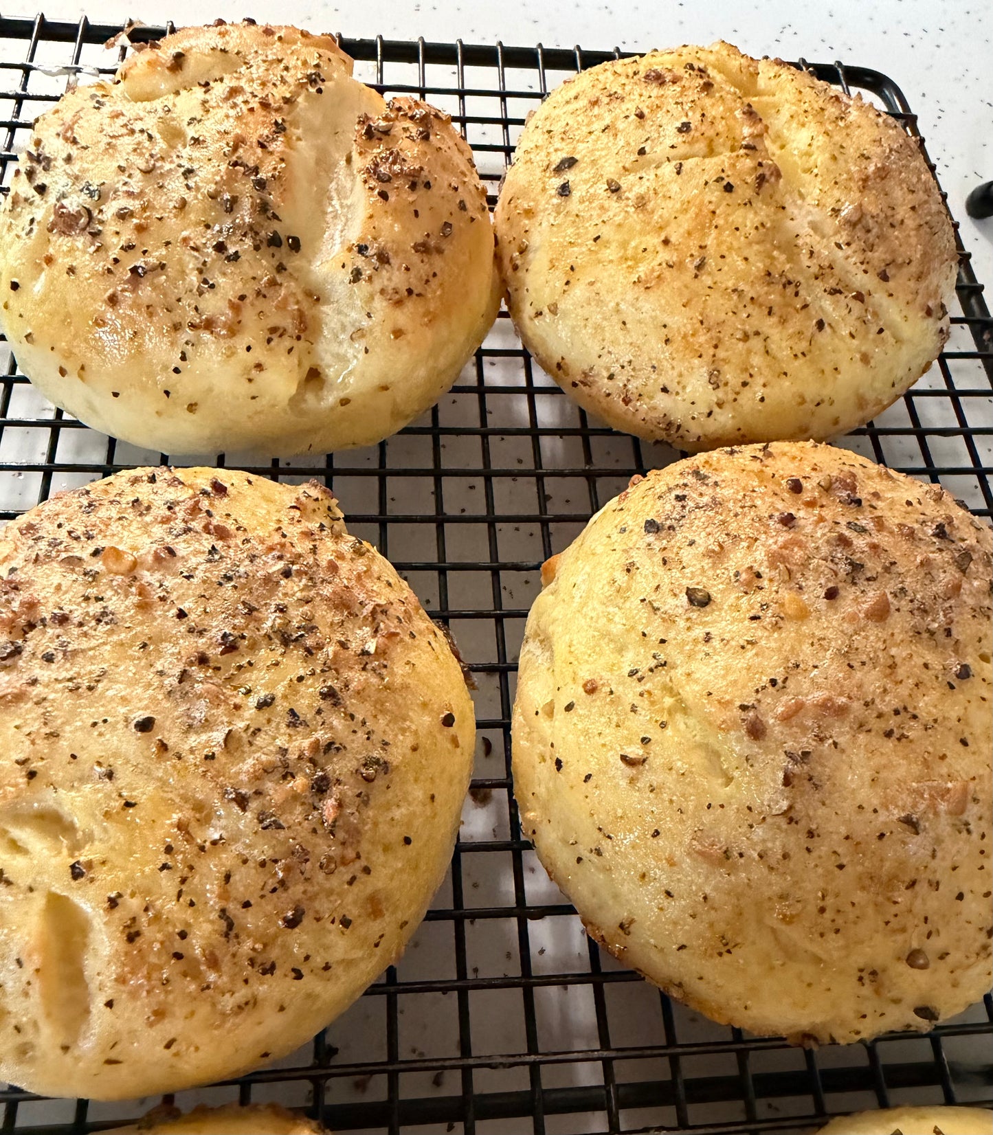 4 pack Hamburger Buns