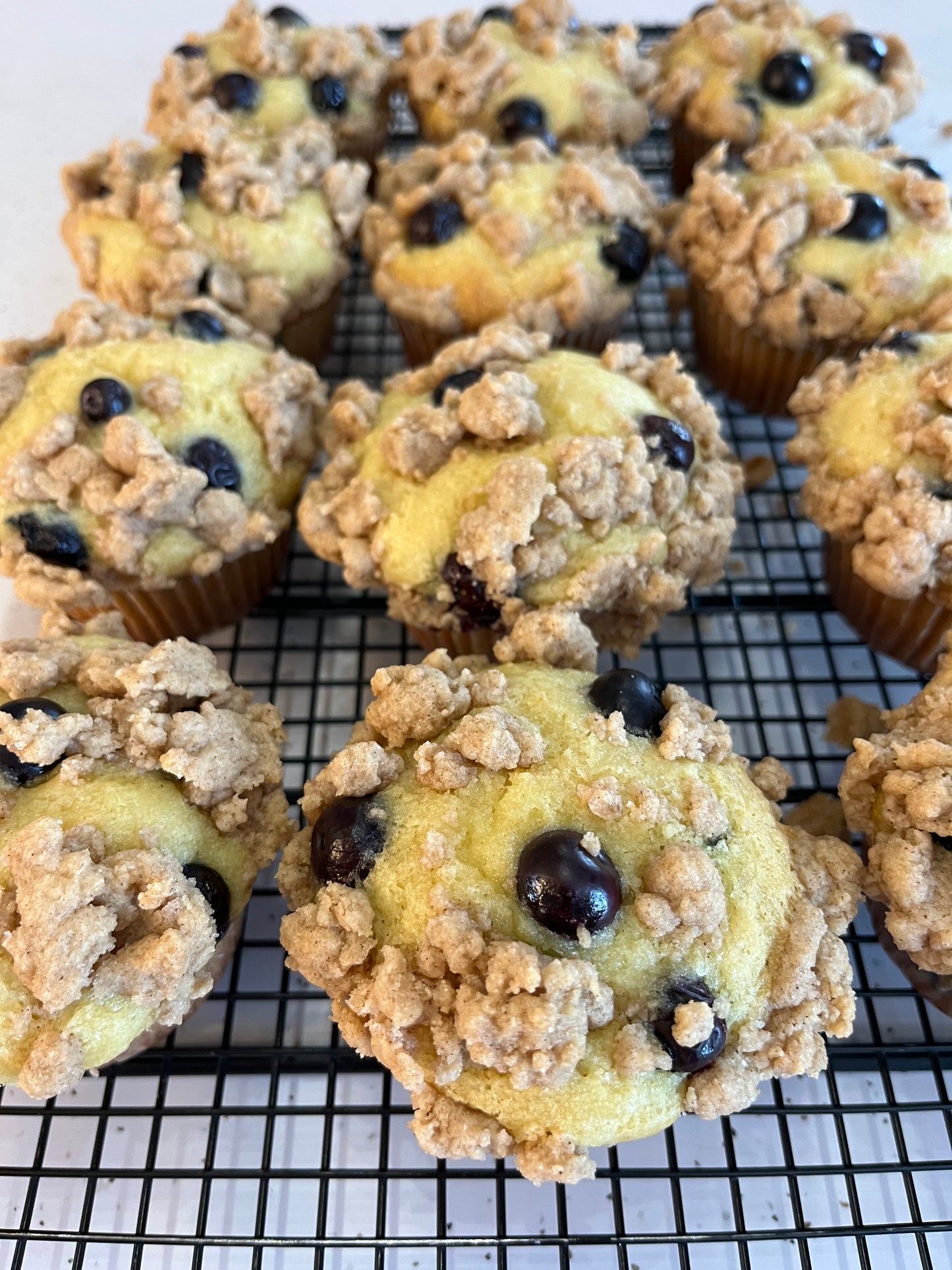 Blueberry Crumble Muffins